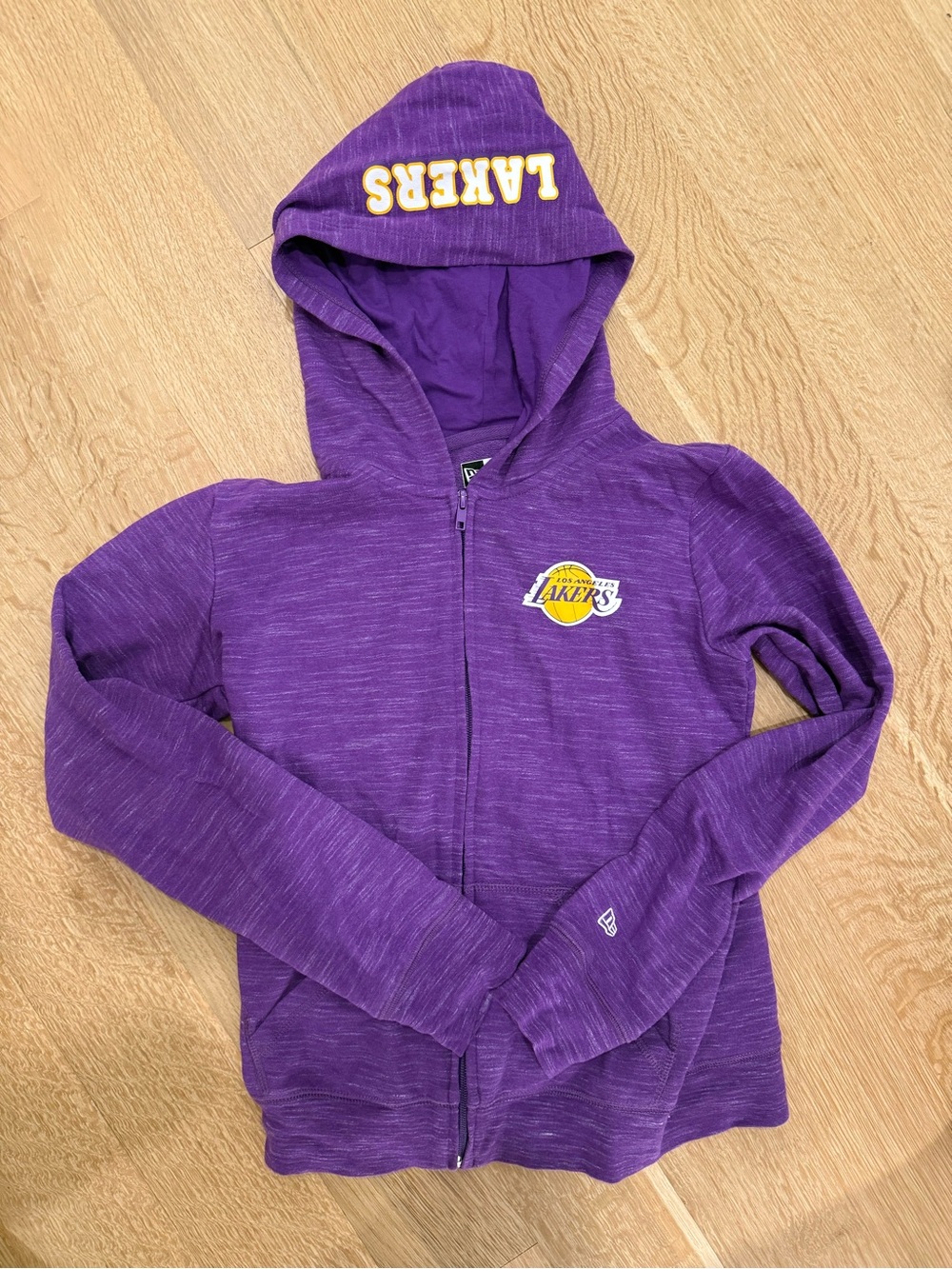 Lakers Youth Purple Full-Zip Hoodie NWOT Sz XL 14/16